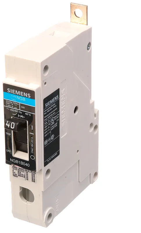 Siemens NGB1B040B NGB Molded Case Circuit Breaker 40 Amp 347 Volt