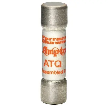 Mersen ATQ1-6/10 Fuse, Time Delay, 1-6/10A, ATQ Series, 500V AC, 1-1/2 inches L x 13/32 inches dia