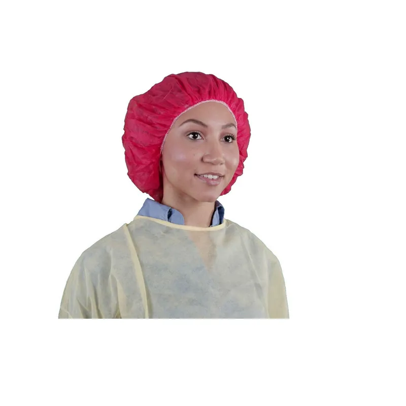 Keystone 110NWI-10-21-RBG 21 inches Red Polypropylene Surgical Bouffant Cap