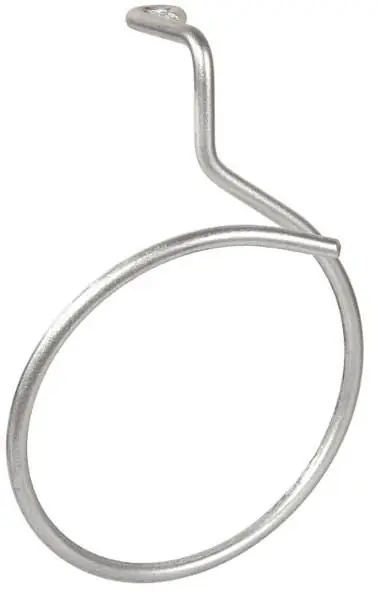 Garvin BR-400NP Bridle Ring 4 inches Loop Screw Mount