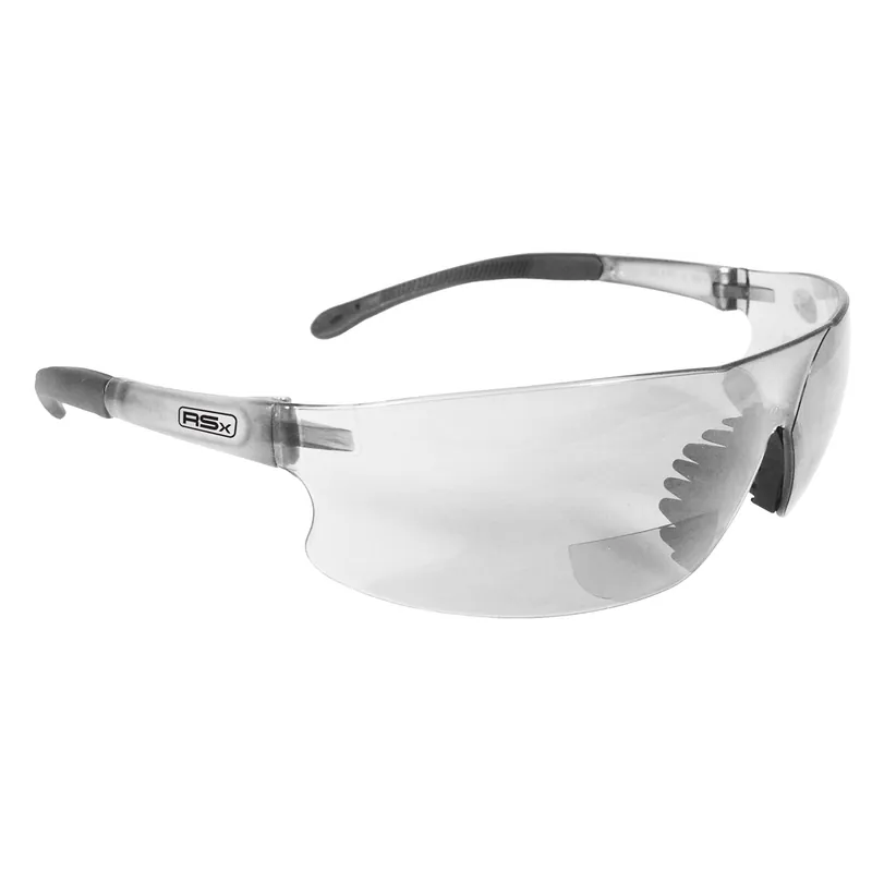 Radians RSB-115 Rad-Sequel RSx Clear Lens +1.5 Diopter Bifocal Safety Glasses