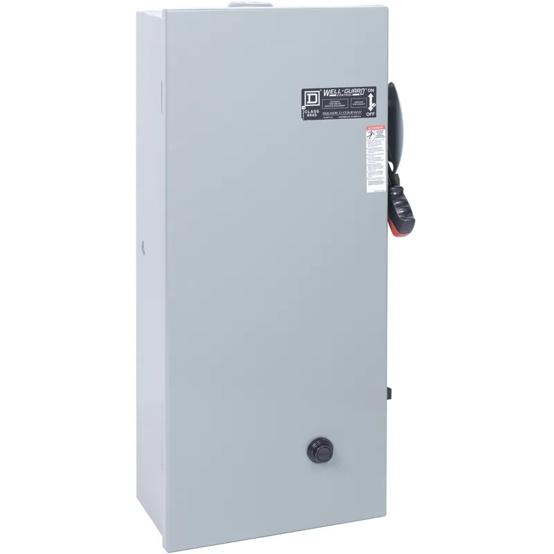 Square D 8940SSD4025 Pump Panel 440/480 VAC 45 Amp 25 Hp 3-Pole NEMA 3R