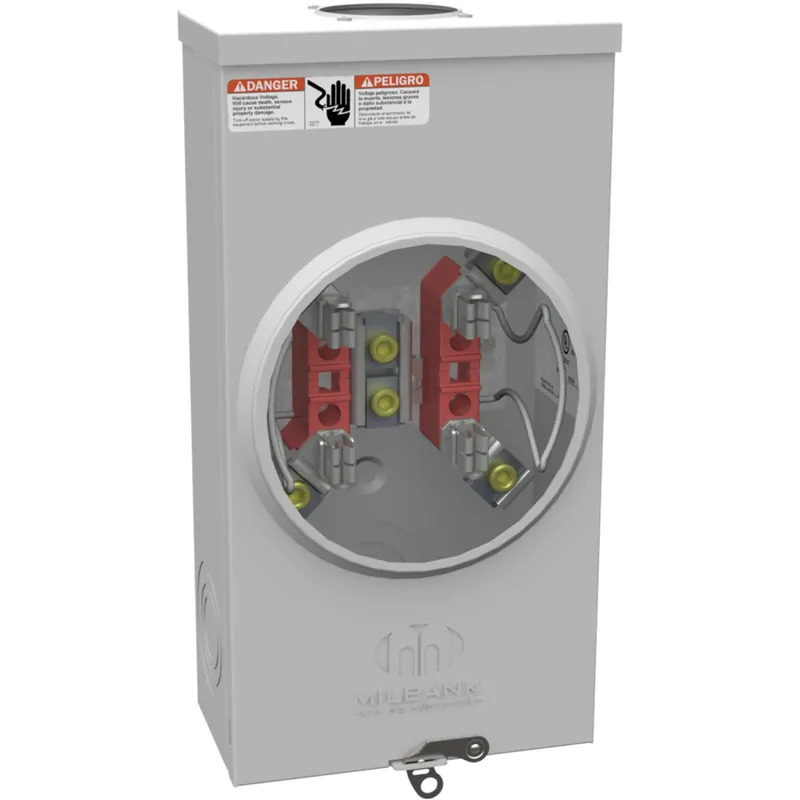 Milbank U7262-RL-TG 4 Term, Ringless, Small Hub Opening, Triplex Ground, 150 Amp