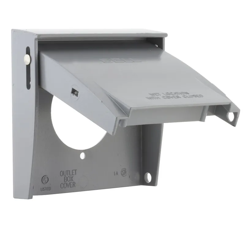Bell 5036-0 Rayntite Two-Gang Weatherproof Cover, (1) 30-50A Receptacle 2.156In.diameter