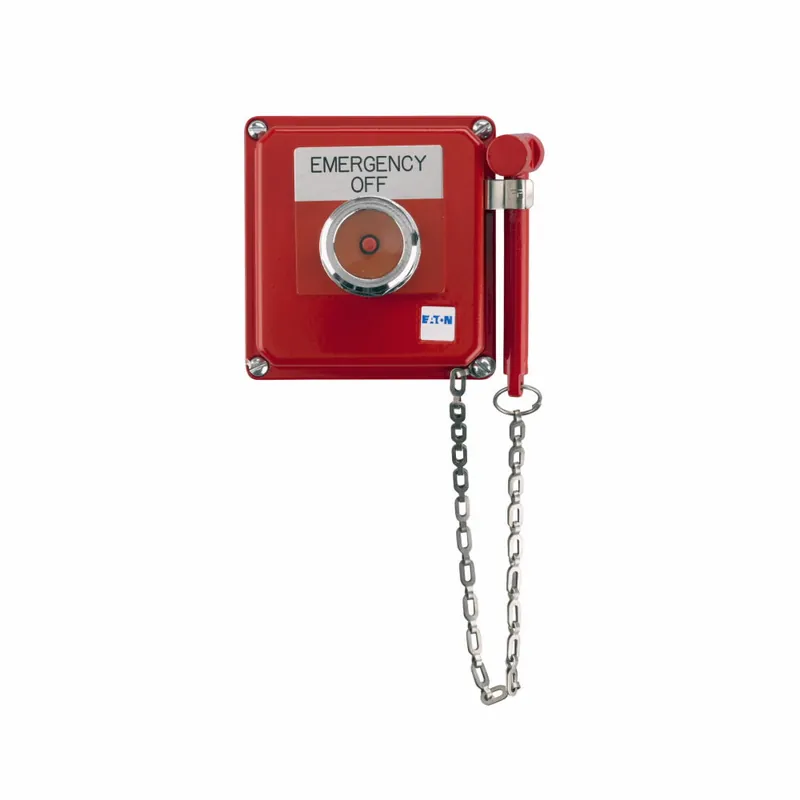 Eaton 10250TGR Break Glass Pushbutton Station