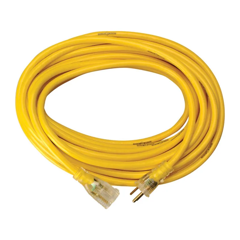 Yellow Jacket 3009032 Outdoor 50 ft. L Yellow Extension Cord 12/3 SJTW