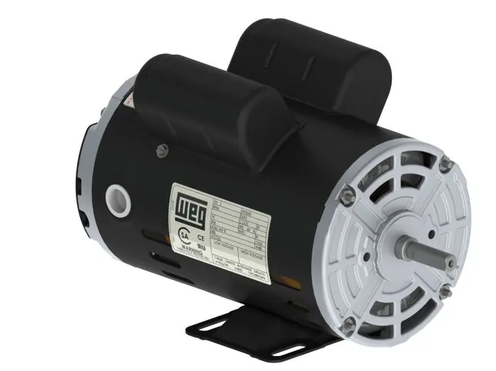Weg .3318OT1BW56-S Motor, 0.33 HP, 1800 RPM, W56 Frame