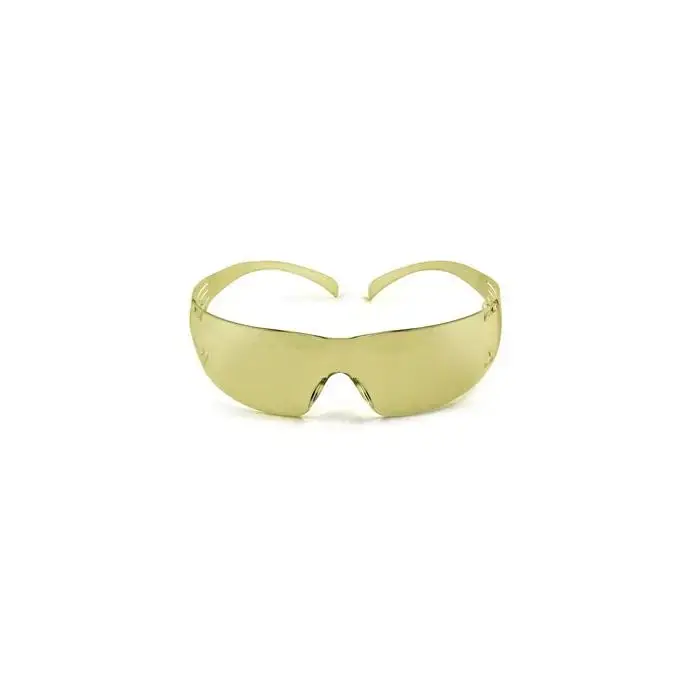 3M SF203AFP SecureFit 200 Safety Glasses Anti-Scratch / Anti-Fog Plus Amber Lens
