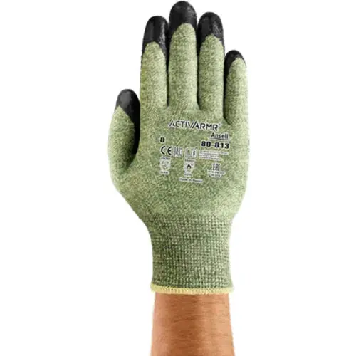 Ansell 80-813-9 ActivArmr Flame and Cut Resistant Gloves Size 9