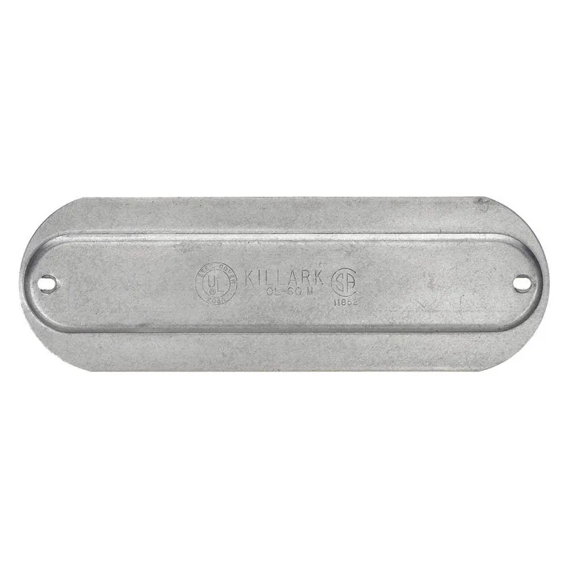 Killark OL-45M 1-1/2 inches Stamp Steel O Series Conduit Cover
