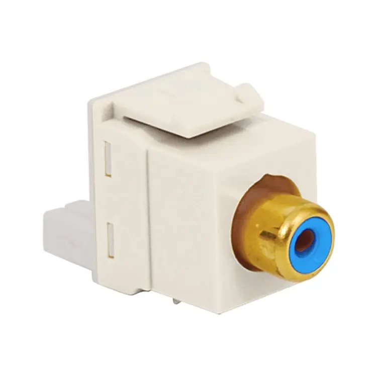 Icc IC107L8GWH Rca Idc Module Blue Insert White