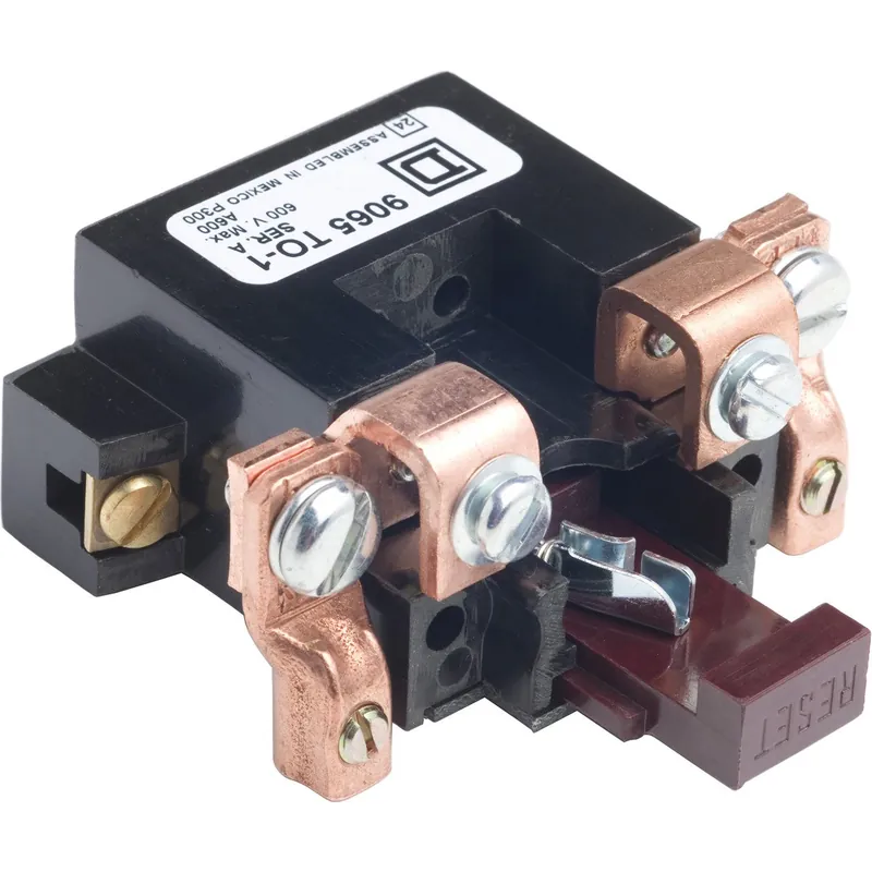 Square D 9065TO1 600 VAC 1-Pole Size 2 NEMA Melting Alloy Thermal Overload Relay