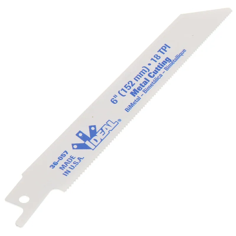 Ideal 36-057 blade, reciprocating, 6 in length, 18 tpi