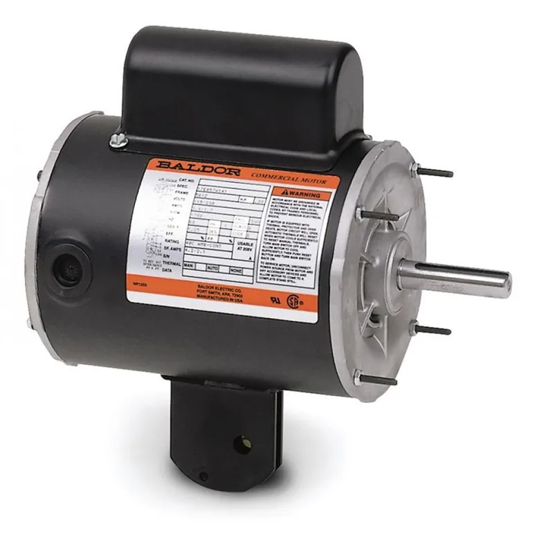 Baldor Motor YPC144A .25HP, 1625RPM, 1PH, 60HZ, 48YZ, 3408C, TEAO, F