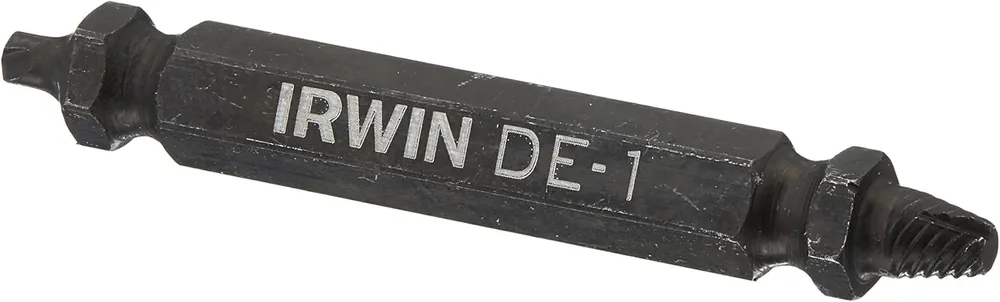 Irwin 1876221 Impact Performance Series Grip Double-Ended Screw Extractor Insert Bit, De-1