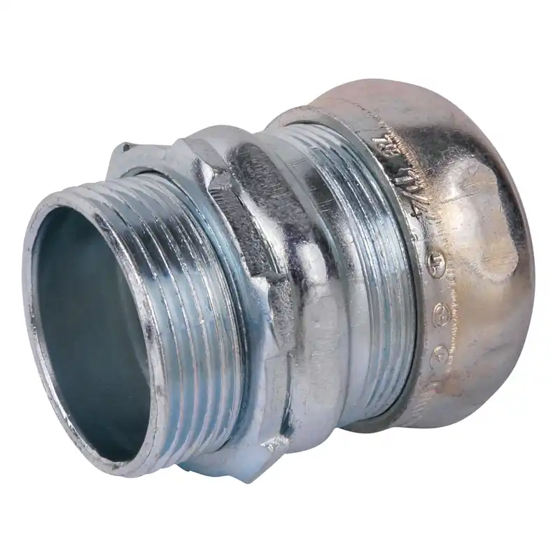 Steel City TC114A 1-1/4 inches emt Compression Connector Steel Non-Insulated