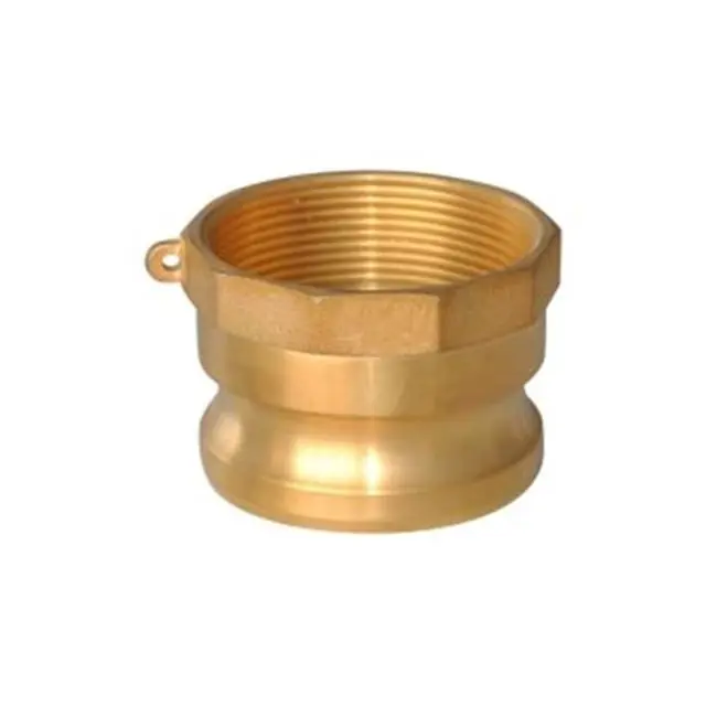 Midland 44917 Cam & Groove Adapter 3 inches Type A x 3 inches FIP Brass