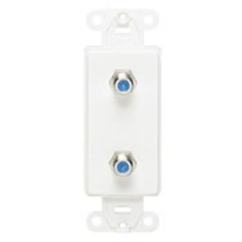 Leviton 40682-W Decora Insert 2 F-Connector