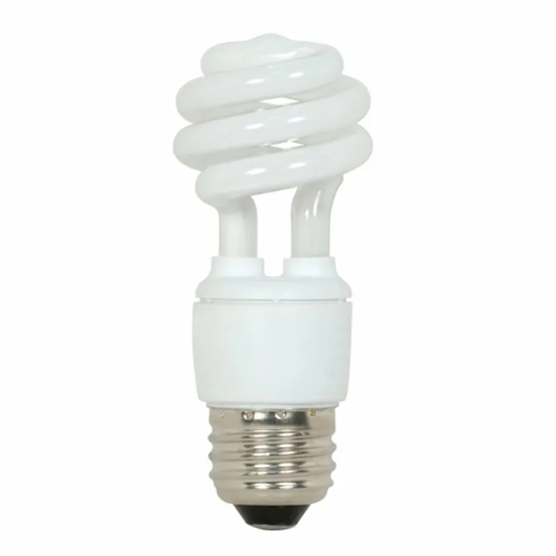 Satco S7211 compact fluorescent spiral lamp 9 W