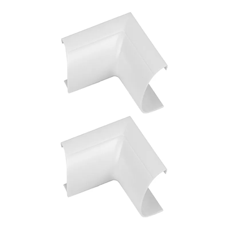 D-Line FLIB3015W-2PK Internal Bend Mini Cable Raceway Accessory (2-Pack)