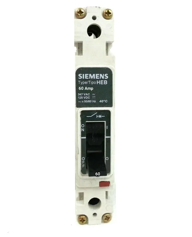 Siemens HEB1B060B BRKR HEB 60A 1P 277V 65K LD LUG