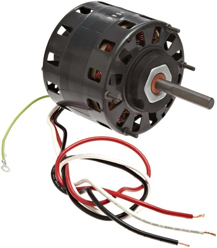 Fasco D166 5.0-Inch Direct Drive Blower Motor, 1/6 HP, 115 Volts, 1050 RPM, 2 Speed