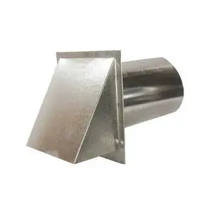 Famco SWV6 Wall Vent With Screen 6 in Round Steel