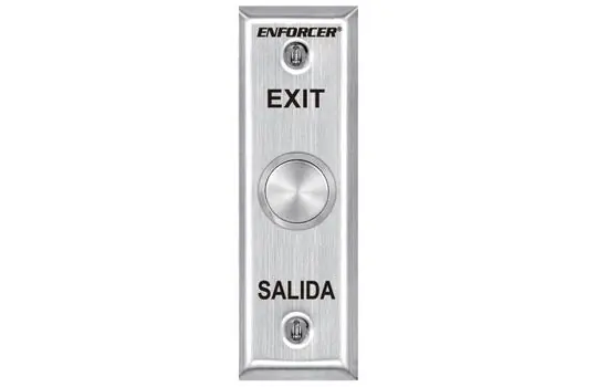 Seco-Larm SD-7104SGEX1Q Vandal-Resistant RTE Plate - Slimline