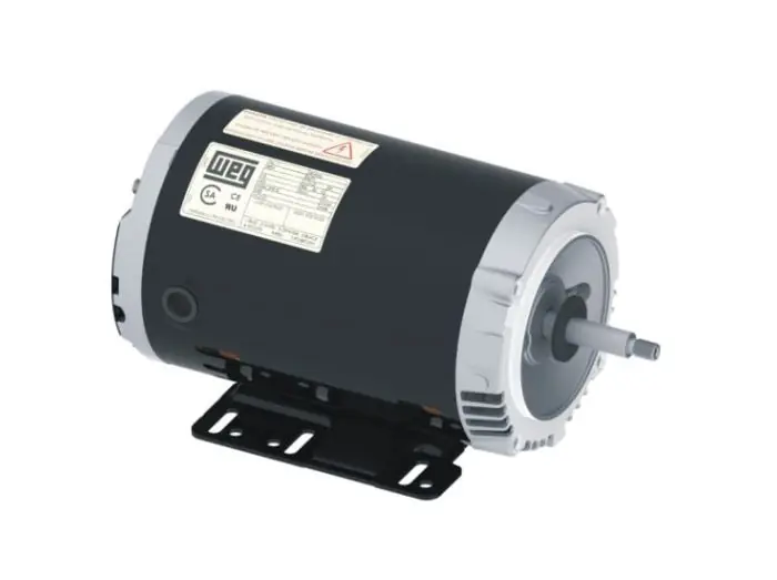 Weg 00156OS3EJP56J-S Motor, 1.5 HP, 3600 RPM, ODP, 56J Frame, 208-230/460 Volts