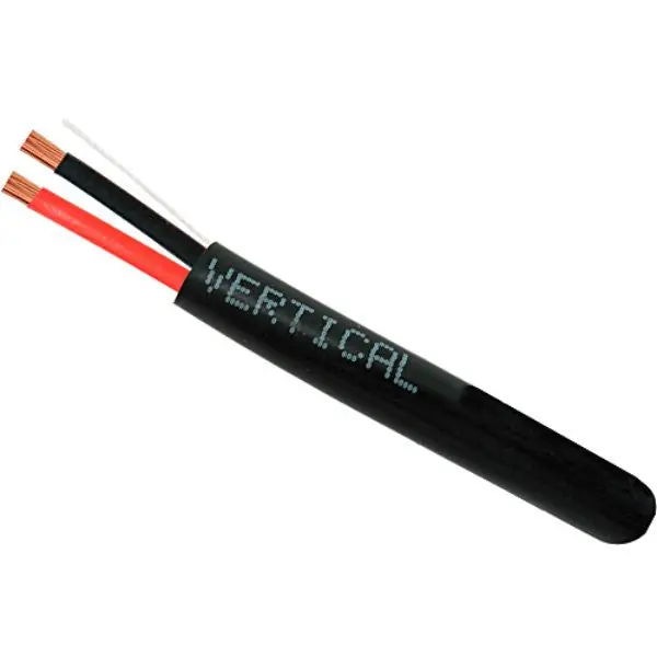 Vertical Cable 209-2320/BK V-Sound 14-AWG Audio Cable 500-Ft. Pull Box