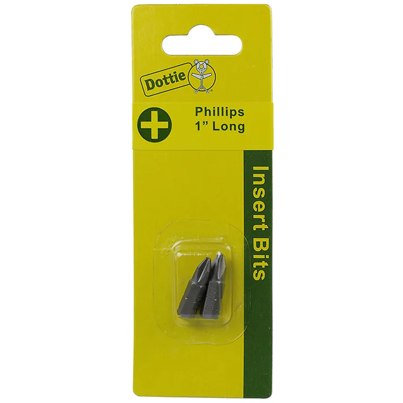 Lh Dottie Ib0pc Insert Bit #0 Phillips 1 in. 2 Pieces
