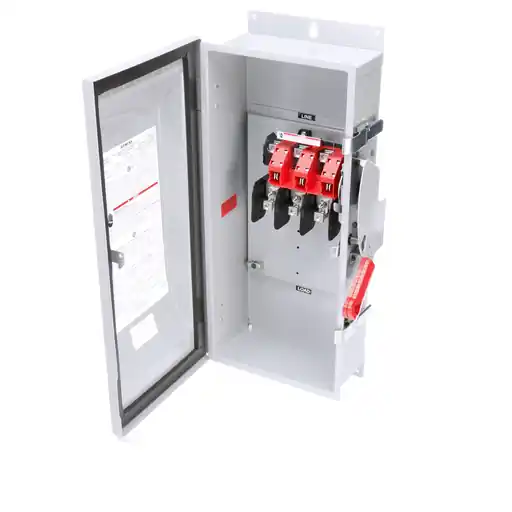 Siemens HNF363J 240/480/600 VAC 250/600 VDC 100 Amp 3-Pole 3-Wire NEMA 3R/3S/12 Heavy Duty Non-Fusible Safety Switch