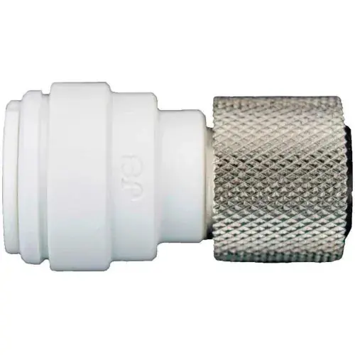 John Guest PSEI6012U9-US Female Connector 3/8 inches OD x 3/8 inches Female Compression