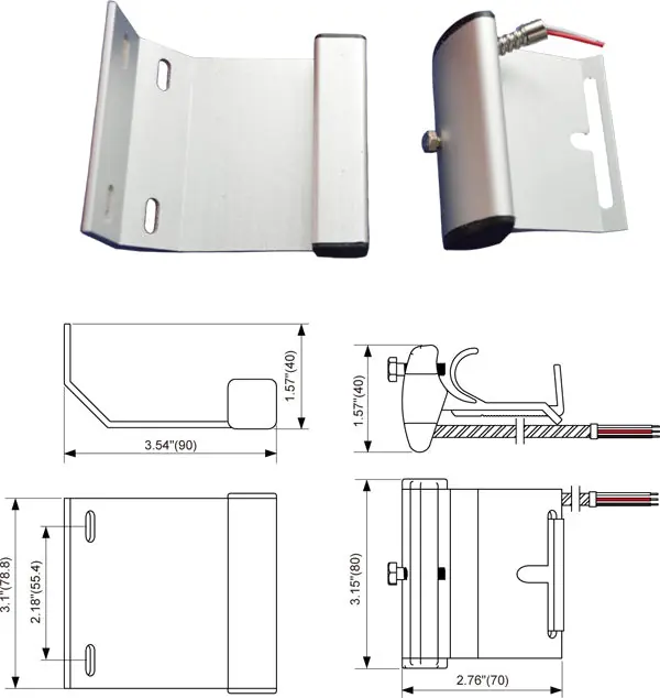 Tane Alarm TANE-66WG Track Mount Overhead Door Commercial Type Contact