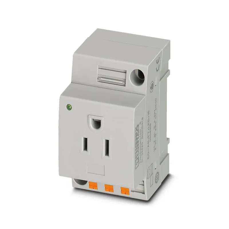 Phoenix Contact 0804168 Female Socket Polyamide 15A 125V ac 3 Position DIN Rail