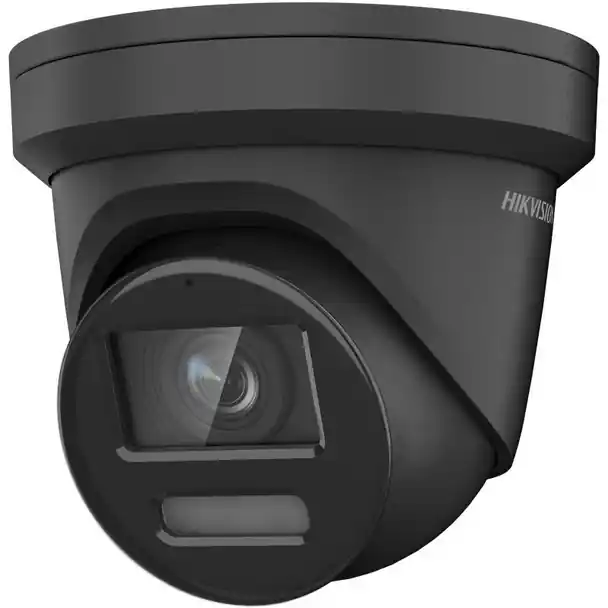 Hikvision DS-2CD2387G2-LU 2.8MM BLACK 8 MP ColorVu Fixed Turret Network Camera 2.8MM