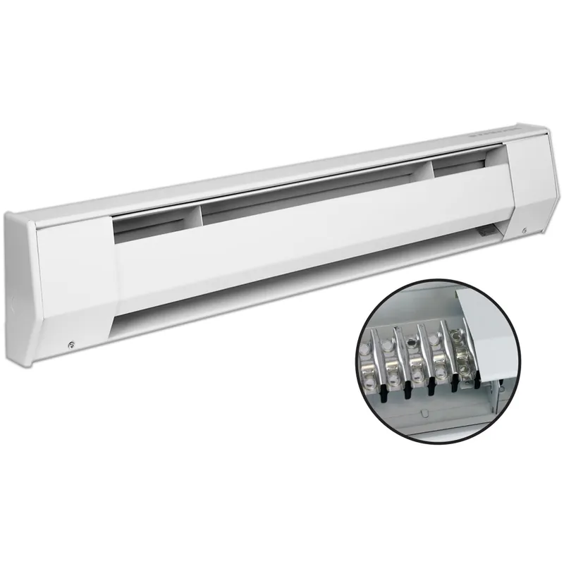King 5K2412BW K Series Baseboard Heater 1250/938W 5 feet
