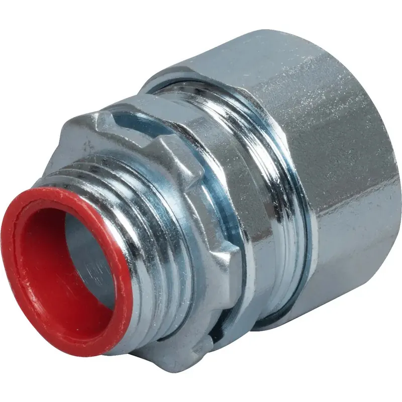 Topaz 261I 1/2 inches Rigid Steel Compression Connector with Insulated Throat