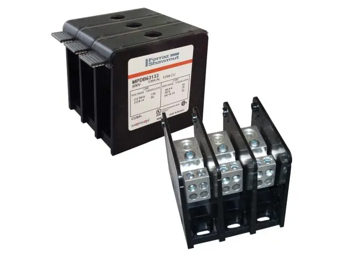 Mersen mpdb900061 mpdb series power distribution block 1-pole