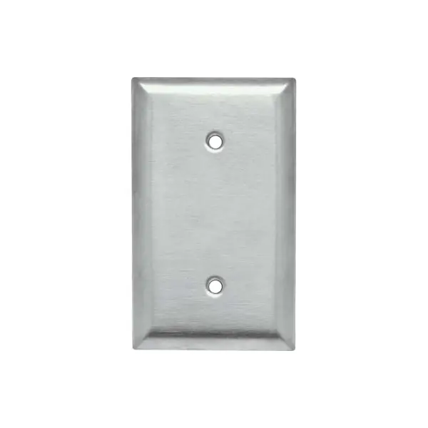 Ammo International AR1BC Weather Proof 1-Gang Blank Cover Aluminum