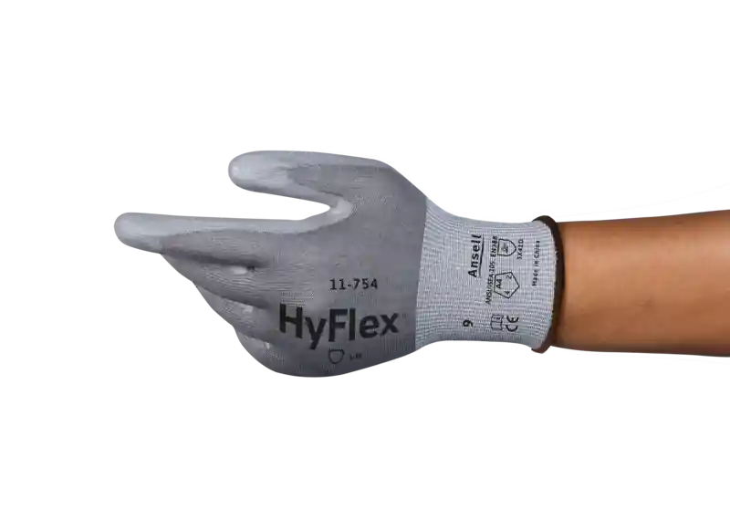 Ansell 11-754-10 HyFlex Coated A4 Cut Resistant Gloves - Size 10