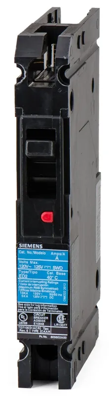 Siemens ED21B040L BRKR ED2 1P 240V 40A