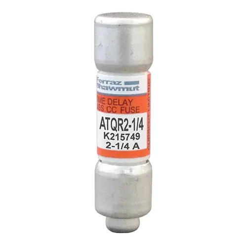 Mersen ATQR2-1/4 Fuse ATQR - Class CC - Time-Delay 600VAC 300VDC 2.25A