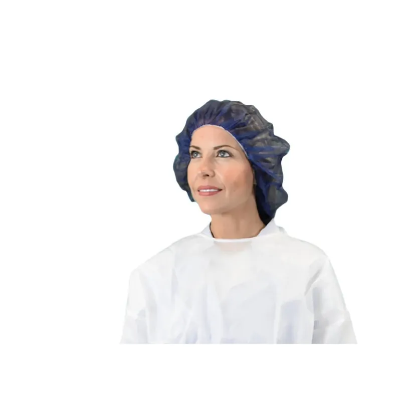 Keystone 110NWI-10-24-NAVY BLUE 24 inches Polypropylene Bouffant Cap