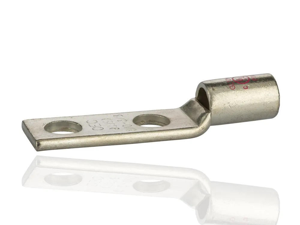 Nsi GL10N-38 GL-N Compression Peep Hole Lug, 2 Hole, 3/8 inches Stud Size