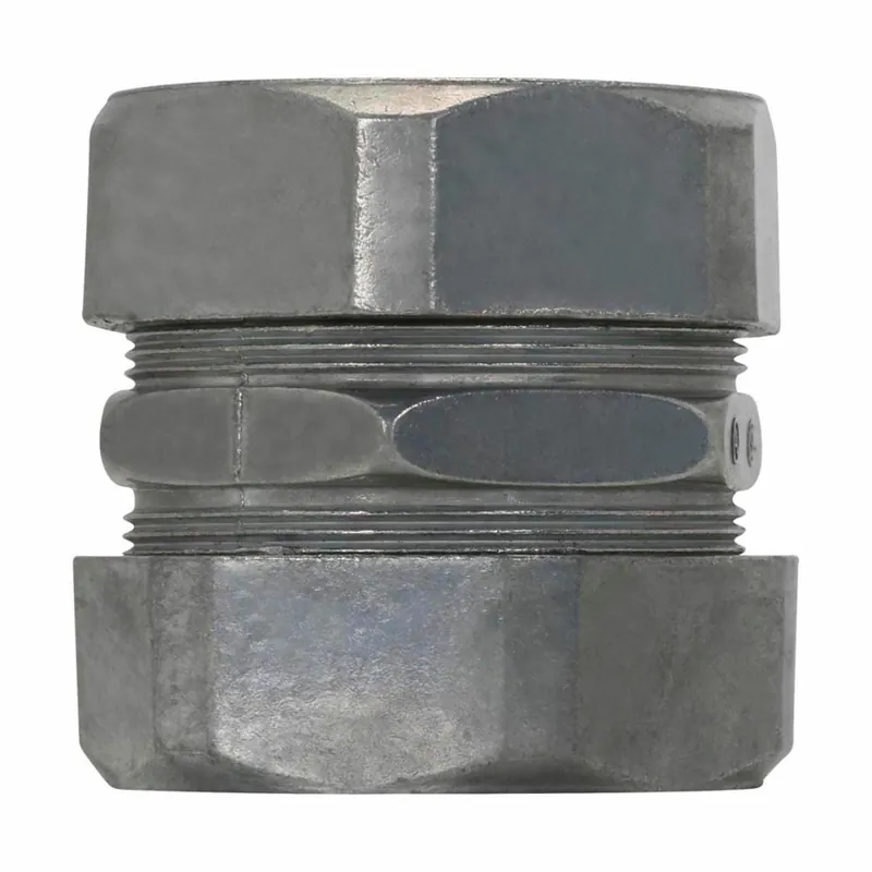 Eaton 663DC emt Compression Coupling, 1-1/4 inch, Die Cast Zinc