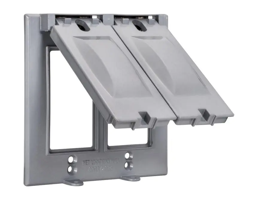 Topaz WCV2GFI Double Gang Gfci Weatherproof