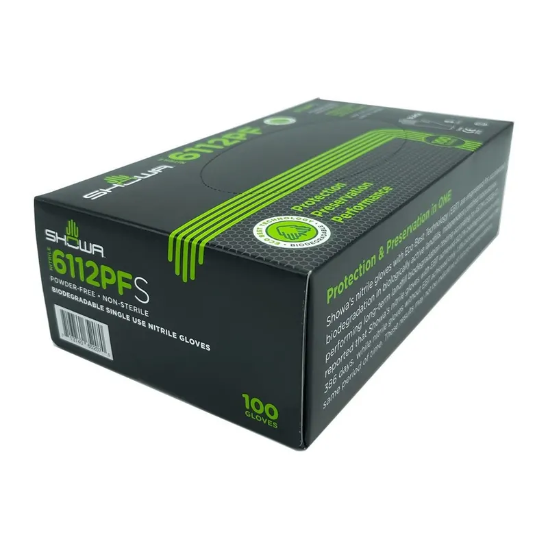 Showa 6112PF-M 6112PF disposable gloves 4 mil (100 pk)