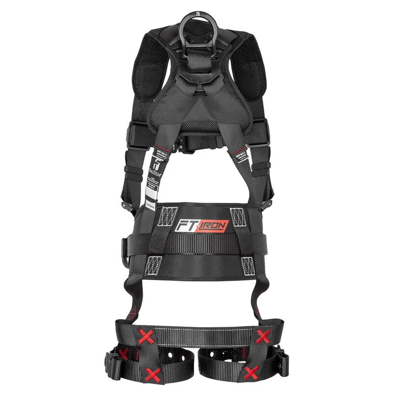 Falltech 8144-S/M Ft-Iron Construction Full-Body Harness Belted S/M