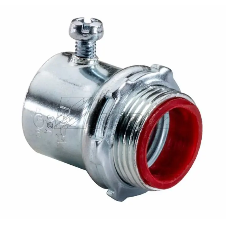 Topaz 638SI 3 inches Insulated Throat EMT/Rigid Connector